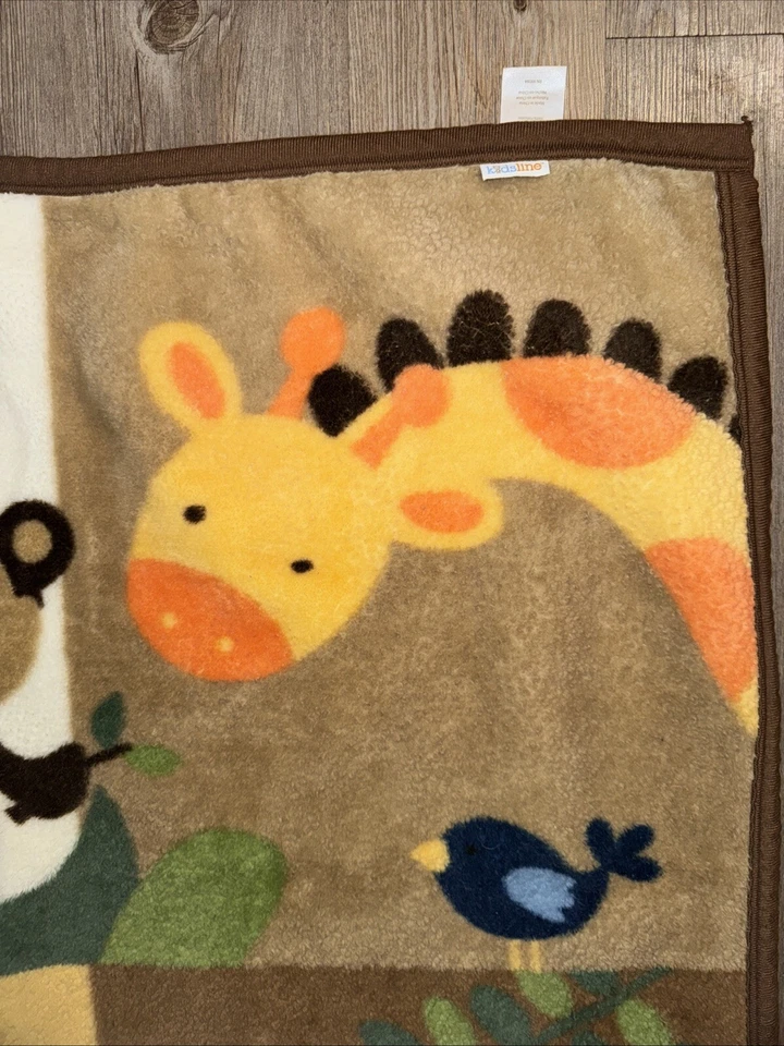 Manta bebé felpa Kidsline mono jirafa elefante gruesa cálida excelente cariñosa Foto 3 de 4