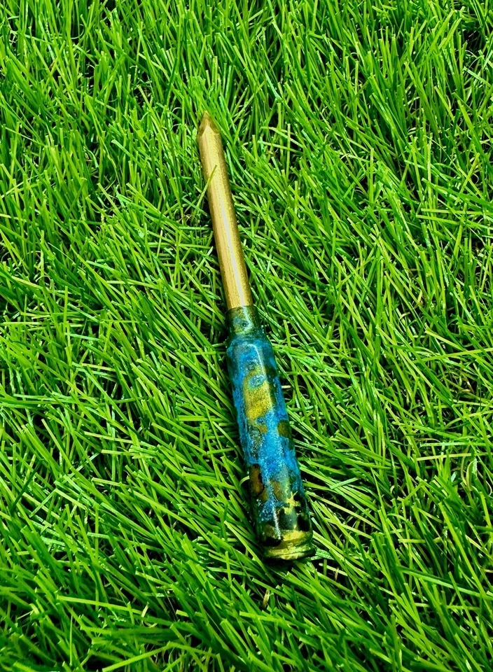 KicksCovers Custom - 5.56/.223 Bullet Pitch Mark/Divot Golf Tool Copper & Brass - Image 2 of 4