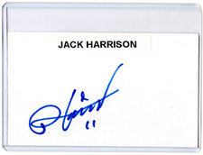 JACK HARRISON MLS New York City FC Auto Autographed Signed 3x5 Index Card