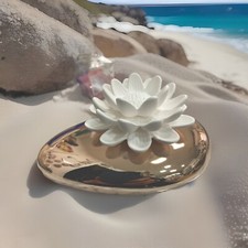 Bomboniera Matrimonio Profumatore Fiore Di Loto Porcellana Oro Claraluna 2025