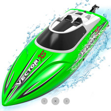 Telecomando VoltanexRC VectorXS 30+KPH barca da corsa modello RTR 795-4 VERDE OB