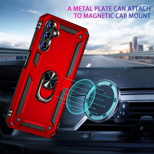 For Samsung Galaxy A15 5G Case Shockproof Ring Kickstand Cover+Screen Protector - Photo 7 sur 17