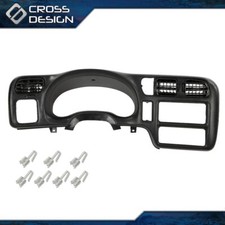 Black Dash Bezel Single Din Fits 1998-2004 Chevy S-10 Gmc Sonoma Jimmy Blazer Black Dash Bezel Single Din Fits 1998-2004 Chevy S-10 Gmc Sonoma Jimmy Blazer