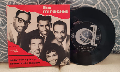 The Miracles BABY DON'T YOU GO 7'' 45 ITALY 1964 MONSTER RARE