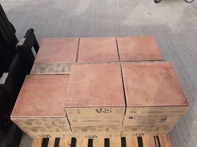 FLIESEN RESTPOSTEN 80: EXTREM RUTSCHHEMMEND R13 helle terrakotta Bodenfliesen 33x33 30m²