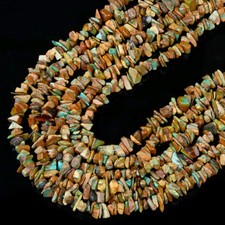 4-8MM Natural Rough Brown Turquoise Pebble Nugget Chip Loose Beads D429 