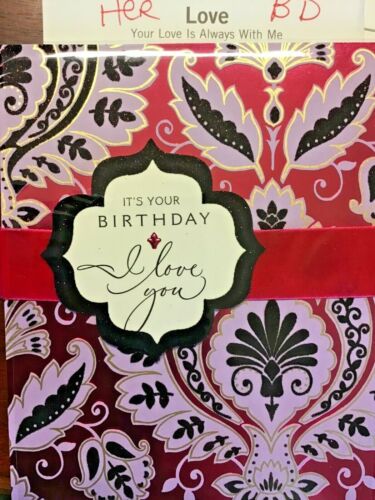 WOMAN I LOVE BIRTHDAY Cards, Wife Girlfriend 16 Choices HALLMARK 38 - Picture 43 of 46