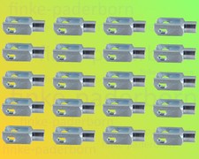 20 x Gabelkopf 4x8 M4 verzinkt - Gabelgelenk Gabelköpfe