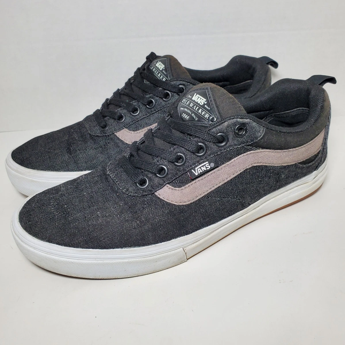 Vans Kyle Walker Pro Denim Black Mens Sz 8 Women Sz 9.5 Sneakers