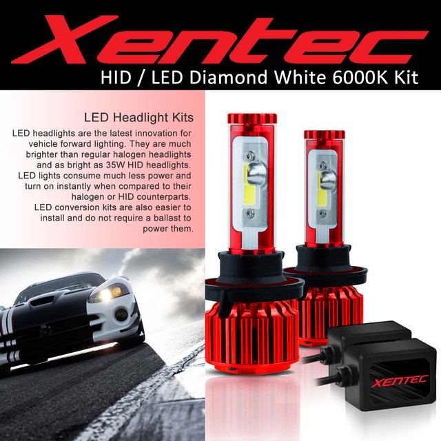 Xentec Xenon Light HID LED Headlight Kit H1 H10 9007 H7 894 H8 H4 9012