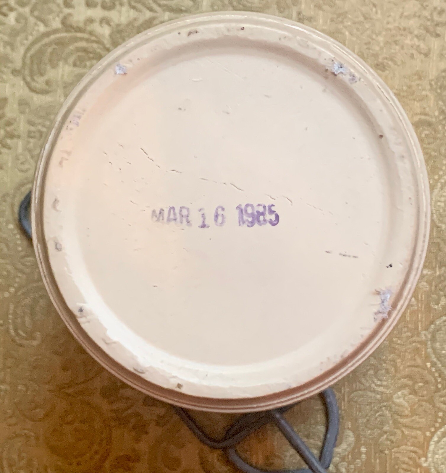 Schuler's Bar Scheeze Canister Crock w/ org. locking Lid, Coll. Edition