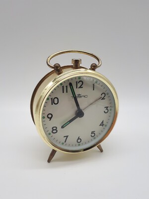 alter Wecker Tempic Tischwecker mechanisch Handaufzug #KA192