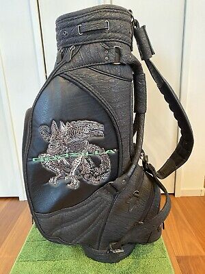 GODZILLA Limited Edition golf bag carry cart caddy bag rare GODZILLA Limited Edition golf bag carry cart caddy bag rare