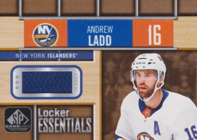 2018-19 SP Game Used Locker Essentials Andrew Ladd - New York Islanders