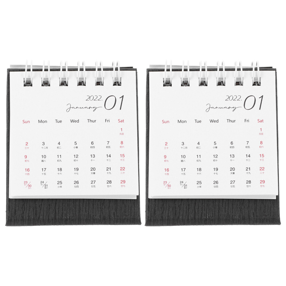 5x Desk Pad Calendar 2022 Calendar Small Paper Calendar eBay