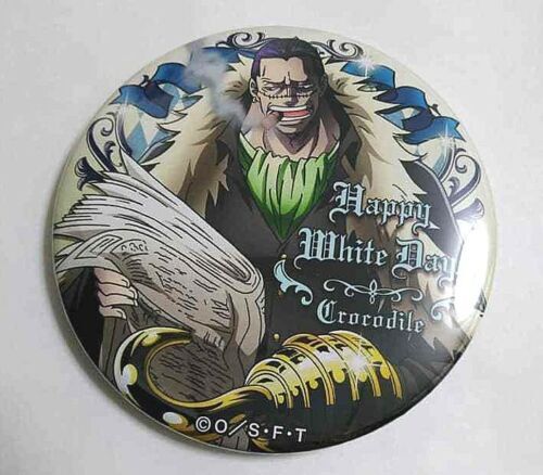 One Piece Yakara White Day can badge button Sir Crocodile - Bild 1 von 7