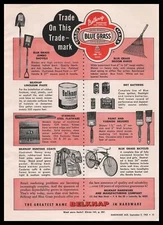 1963 Belknap Hardware Louisville Blue Grass Bicycles Hunting Coats Print Ad