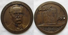 Bronze Medaille zur Ent&uuml;llung des Benz Denkmals Mannheim 1933 (164389)
