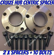 Alloy Wheel Spacers 15mm x 2 Bentley Lamborghini Silver Cruize 5x112 57.1