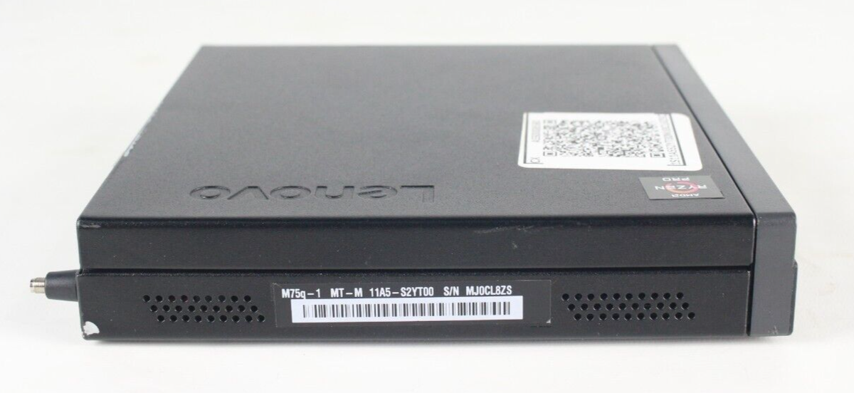 Lenovo ThinkCentre M75q-1 Mini Desktop Ryzen 3 128GB SSD 8GB RAM