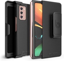 Custodia rigida cover e clip da cintura fondina combo per Samsung Galaxy Z Fold 2 5G F916