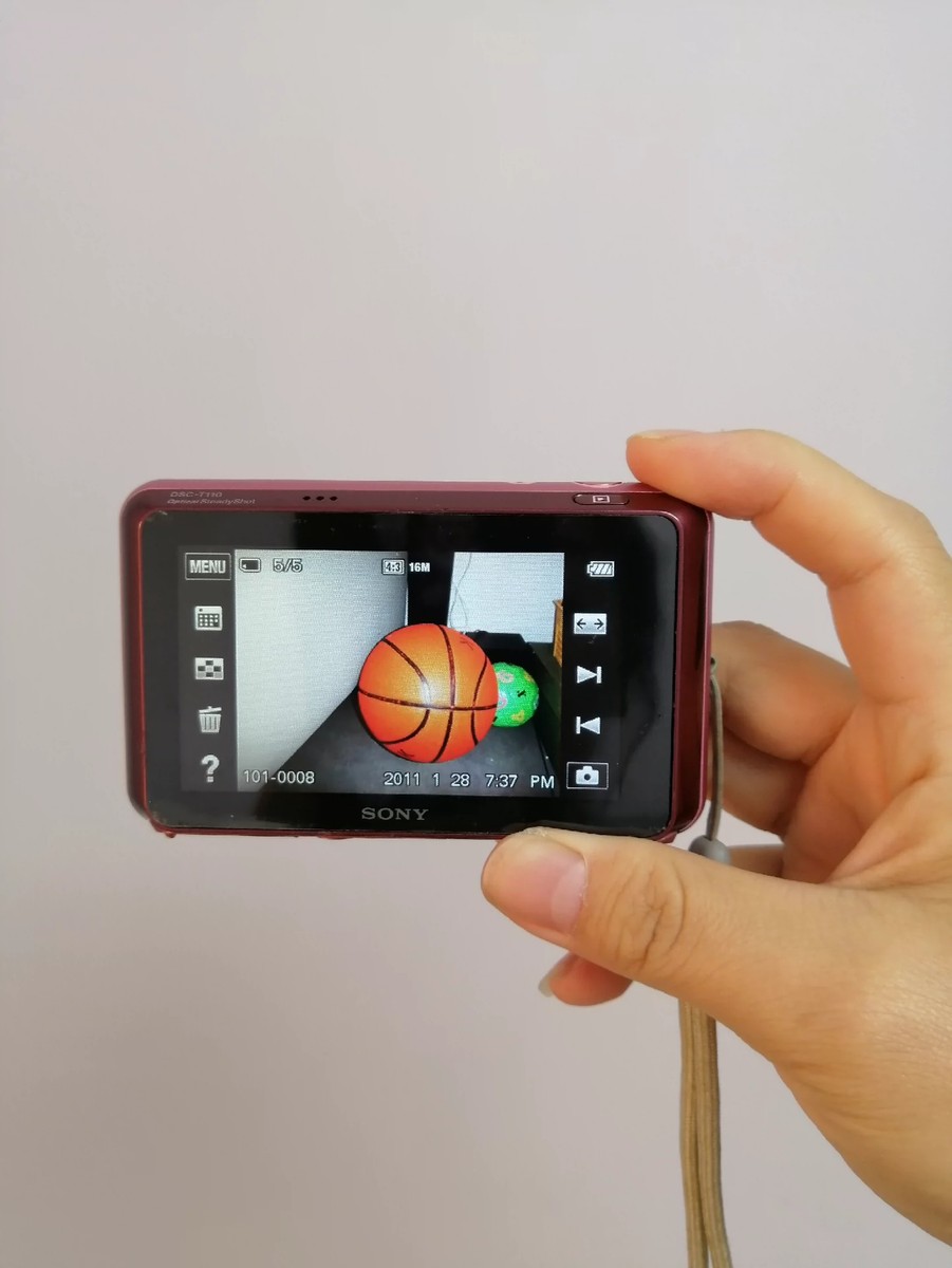 【美品動作品】SONY Cyber−Shot DSC-T110ピンク SONY Digital Camera DSC-T110 PINK Cyber Shot 4x Optical Zoom
