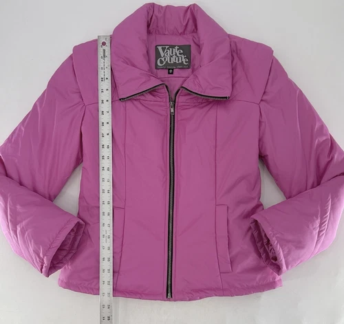 Vaute Couture Women’s The Urban Snow Coat Size M, Pink, Vegan, Sustainable USA image 17