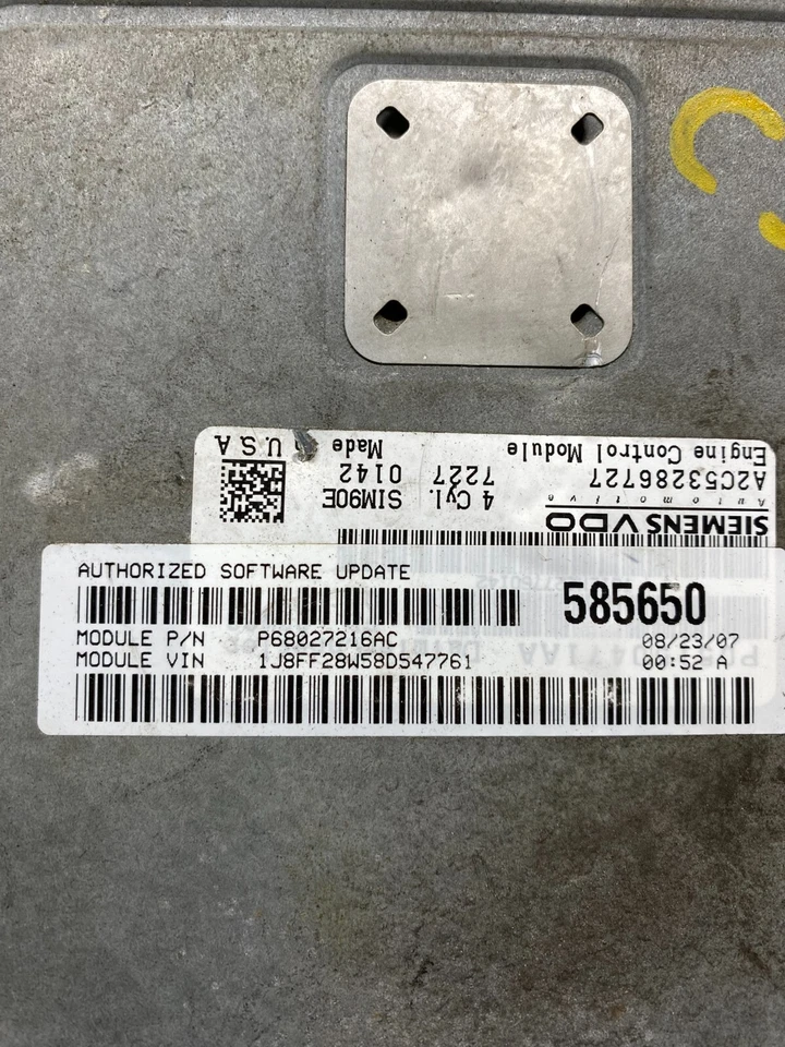 Jeep Compass Patriot 2011 PCM ECM ECU motor módulo informático M3177 DG Foto 4 de 4