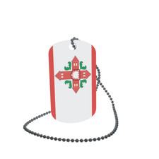 Dog Tag Flag Bunting Circle Segeberg Dog Tag Aluminium 30 x 50mm