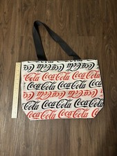 COCA-COLA COKE POLYESTER TOTE BAG ZIPPERED