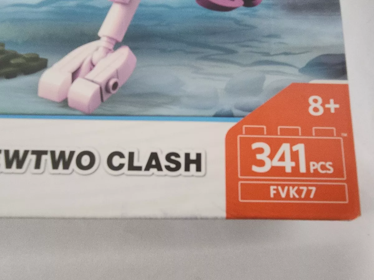 Mega Construx Pokemon Mew vs. Mewtwo Clash 2018 FVK77 New Sealed 341 Pieces  8+