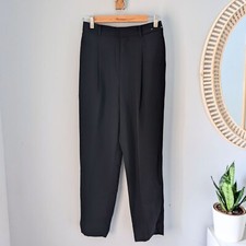 UNIQLO Straight Dress Pants, black, size S