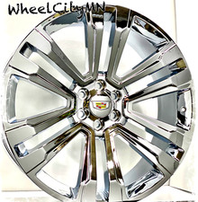 22 Chrome 2020 Cadillac Escalade Esv Platinum Oe Replica 5822 Wheels 6x5.5 24