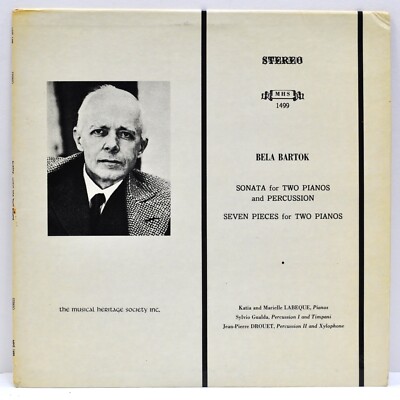 BELA BARTOK  ''Sonata For Two Pianos And Percussion''  Vinyl LP   MHS1499