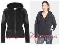 Bnwt Adidas By Stella Mccartney Vlies Kapuzenjacke Golf Laufen Fitness - Xs 32