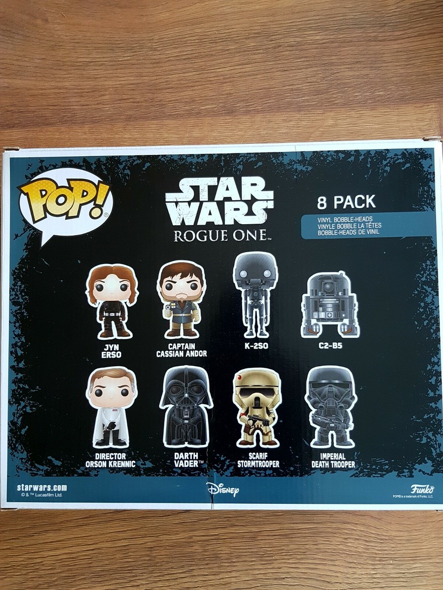 Funko Pop! Star Wars 8 pack Disney Store Exclusive Rare 3000
