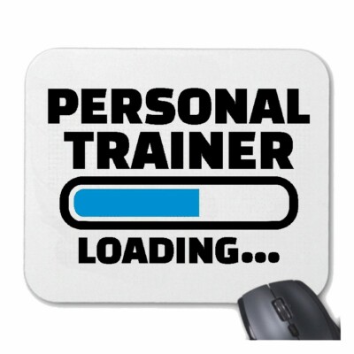 MOUSEPAD - MAUSPAD LADEBALKEN PERSONAL TRAINER LOADING LÄDT - FITNESSTRAINER -