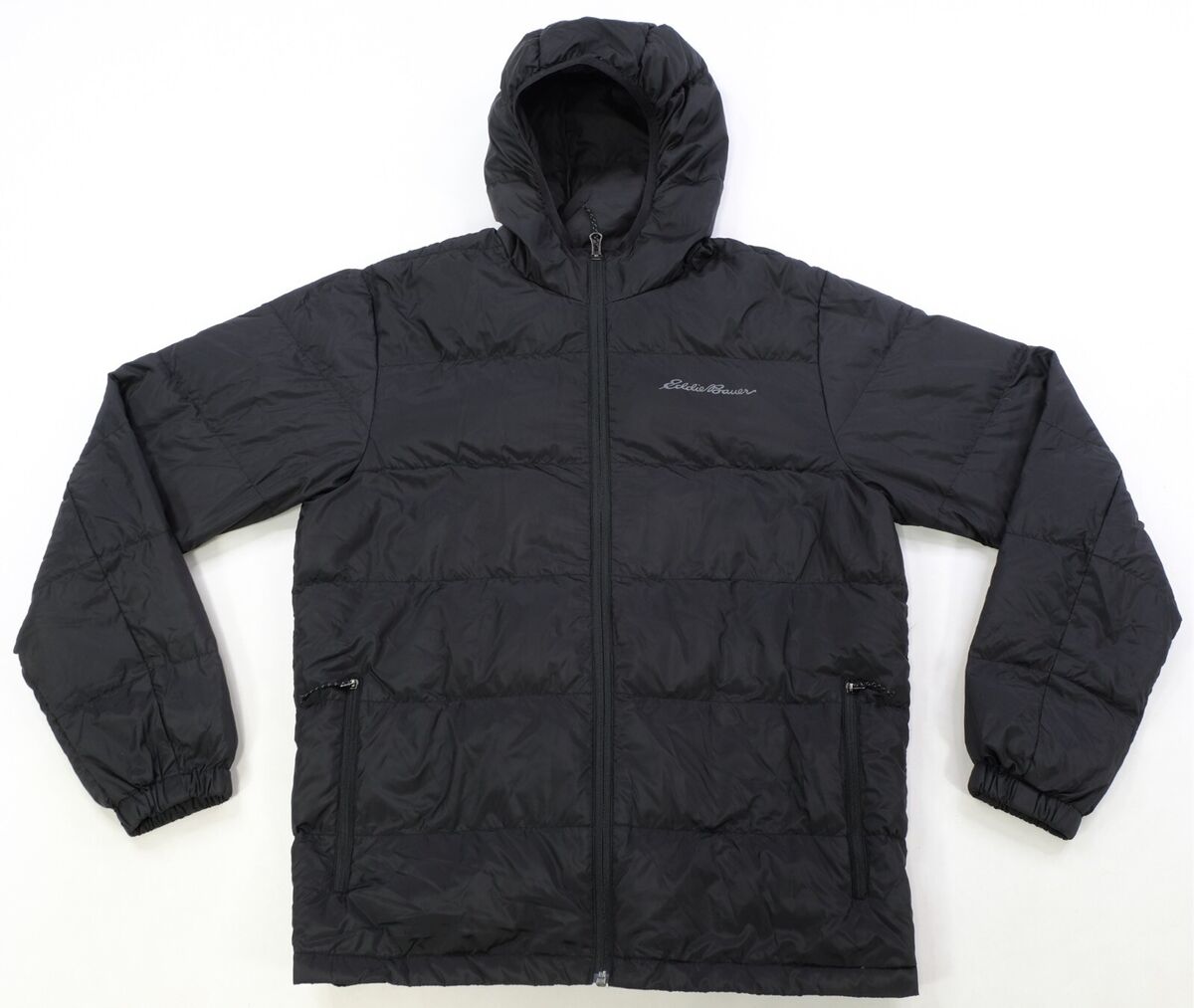 Rare Vintage EDDIE BAUER EB650 Down Puffer Full Zip Hooded Rare Vintage EDDIE BAUER EB650 Down Puffer Full Zip Hooded