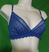 NEW HANKY PANKY 8G7961 GEO MESH ATLB MADE IN USA RACERBACK LACE BRALETTE S