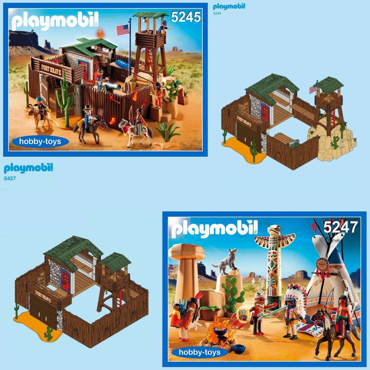 Playmobil FORT BRAVE 5245 5247 6270 6427 Spares SPARE PARTS SERVICE