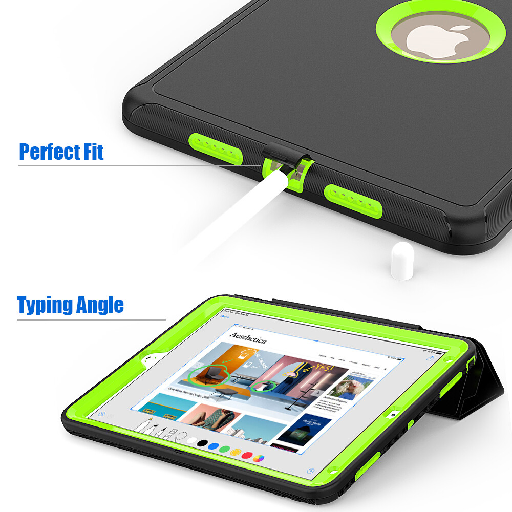 Smart Cover Trifold Con TPU Morbido Per IPad - Auto Wake/Sleep, Colore Ibisco - 5