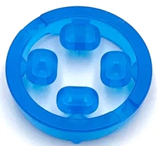 Lego New Trans-Dark Blue Rock Infinity Stone 4 on Sprue Part