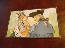 ORIGINAL  BOTTARO SIGNED ART NOUVEAU GLAMOUR ADVERTISING POSTCARD.
