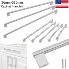 1-30Pack Brushed Nickel Cabinet Pulls Stainless Steel Kitchen Drawer Handle Knob