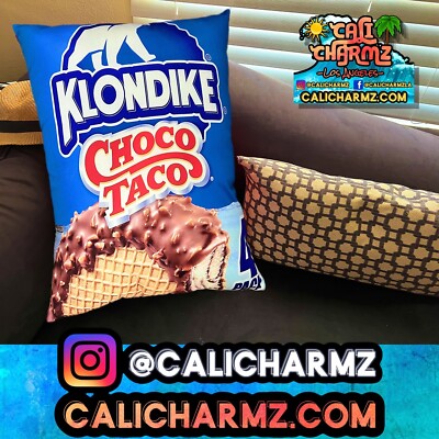 JUMBO KLONDIKE CHOCO TACO CEREAL CHIPS CANDY LAYS Decorative Pillow 2FT TALL
