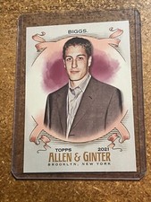 2021 Topps Baseball Allen & Ginter # 212 Jason Biggs Actor