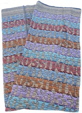 MISSONI HOME  BATH SHEET COTTON BRAND PACK ECOLOGIC  31x63in 80x160cm BLAKE 149