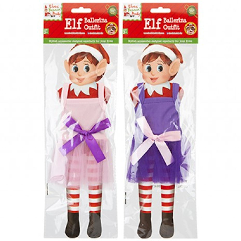 Ballerina Naughty Elf Outfit Assorted Prop Elves Behavin Badly Christmas