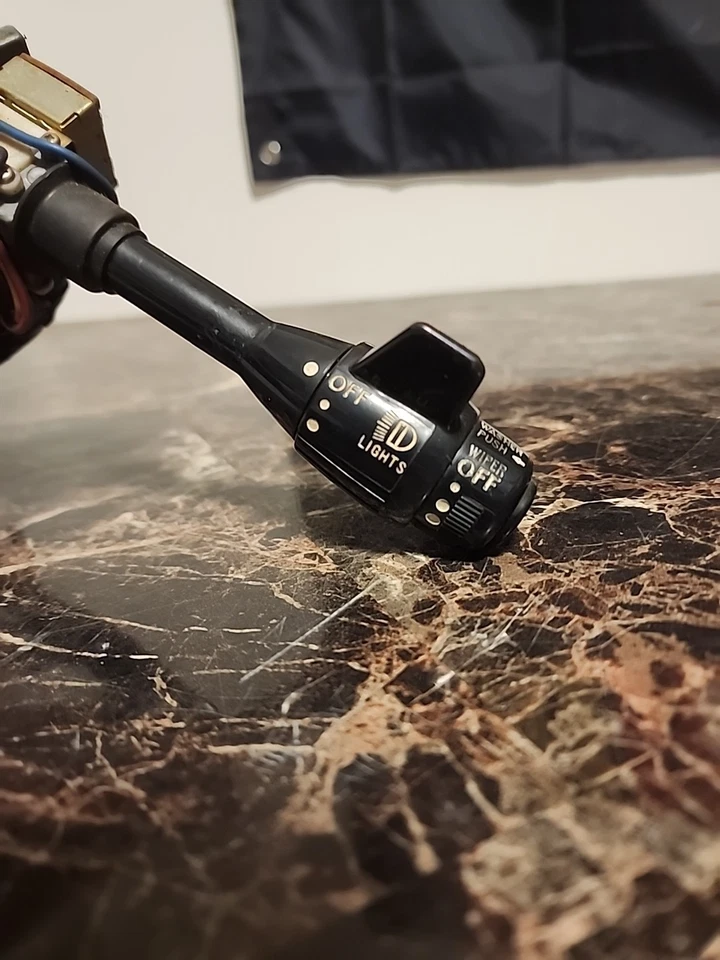 Interruptor de control de limpiaparabrisas + señal de giro del faro Datsun 260z 280z probado y funcionando Foto 3 de 4