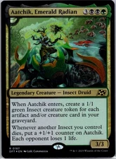 Aatchik, Emerald Radian - MTG - Aetherdrift #187 Foil - Rare